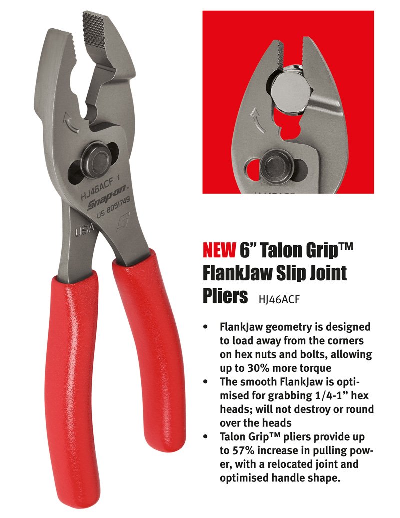 NEW Talon Grip FlankJaw Pliers